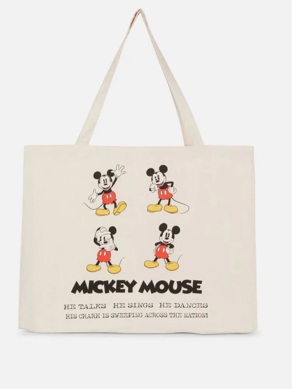 Canvas Shopping Shopping Bag | Mickey Mouse | Disney™  - Reusable